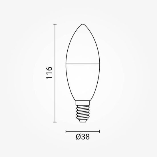E14 LED izzó 10W 1000lm 2700K meleg fehér E14 LED izzó 10W 1000lm 2700K meleg fehér