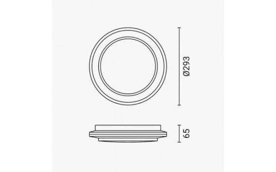 Optonica LED mennyezeti lámpa 12W CCT fehér-ezüst – 12801 Optonica LED mennyezeti lámpa 12W CCT fehér-ezüst – 12801