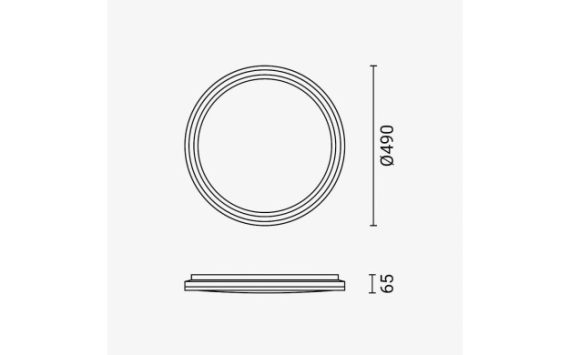 Optonica LED mennyezeti lámpa 36W CCT fehér-fekete – 12802 Optonica LED mennyezeti lámpa 36W CCT fehér-fekete – 12802