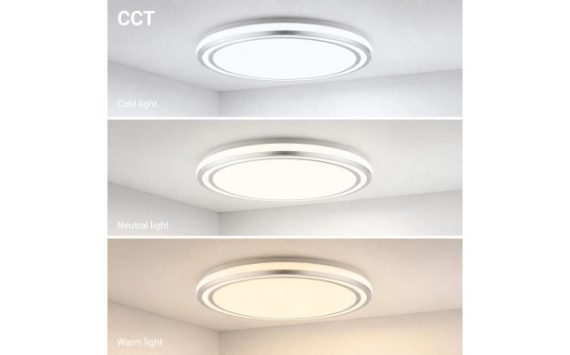 Optonica LED mennyezeti lámpa 36W CCT fehér-ezüst – 12803 Optonica LED mennyezeti lámpa 36W CCT fehér-ezüst – 12803
