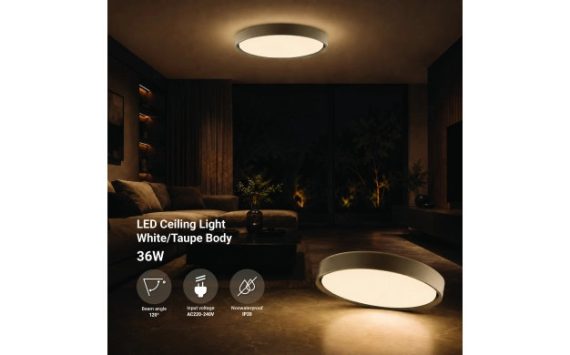 Optonica LED mennyezeti lámpa 36W CCT fehér-taupe – 12805 Optonica LED mennyezeti lámpa 36W CCT fehér-taupe – 12805