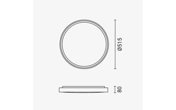 Optonica LED mennyezeti lámpa 36W CCT fehér-indigó – 12807