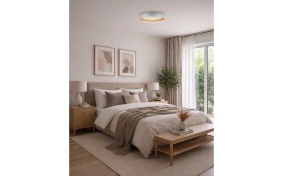 Optonica LED mennyezeti lámpa 36W CCT fehér-fa – 12808