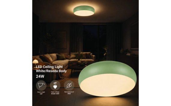 Optonica LED mennyezeti lámpa 24W CCT fehér-rezedazöld – 12809 Optonica LED mennyezeti lámpa 24W CCT fehér-rezedazöld – 12809