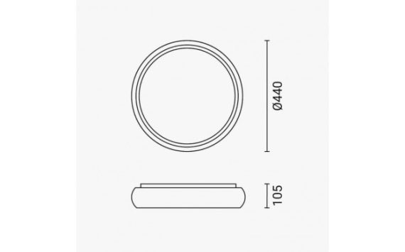 Optonica LED mennyezeti lámpa 24W CCT fehér-rezedazöld – 12809 Optonica LED mennyezeti lámpa 24W CCT fehér-rezedazöld – 12809