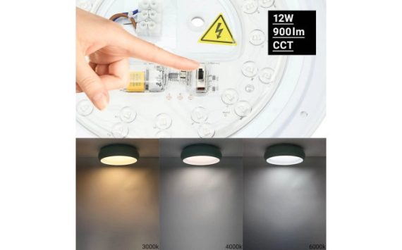 Optonica LED mennyezeti lámpa 12W CCT fehér + cián – 12810 Optonica LED mennyezeti lámpa 12W CCT fehér + cián – 12810