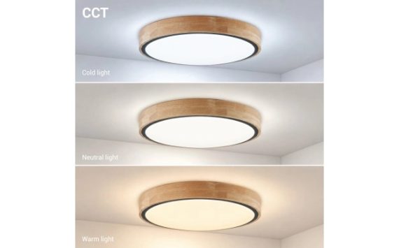 Optonica LED mennyezeti lámpa 60W CCT távirányítóval fekete-fa hatású – 12815 Optonica LED mennyezeti lámpa 60W CCT távirányítóval fekete-fa hatású – 12815