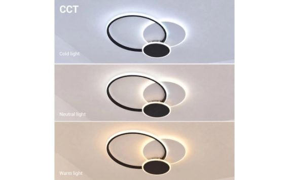 Optonica LED mennyezeti lámpa 78W CCT távirányítóval fehér-fekete – 12829 Optonica LED mennyezeti lámpa 78W CCT távirányítóval fehér-fekete – 12829