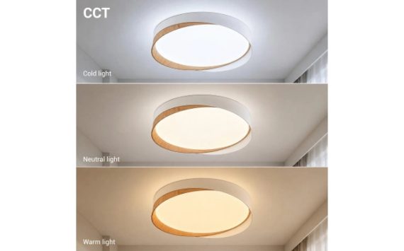 Optonica LED mennyezeti lámpa 36W 3CCT távirányítóval fehér-világos fa hatású – 12851 Optonica LED mennyezeti lámpa 36W 3CCT távirányítóval fehér-világos fa hatású – 12851