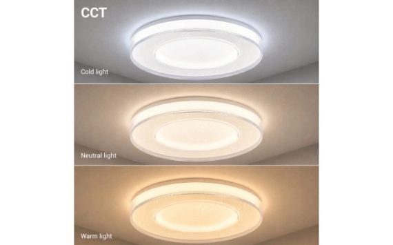 Optonica LED mennyezeti lámpa 54W 3CCT távirányítóval fehér – 12854 Optonica LED mennyezeti lámpa 54W 3CCT távirányítóval fehér – 12854