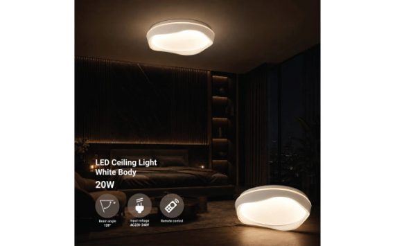 Optonica LED mennyezeti lámpa 36W 3CCT távirányítóval fehér – 12858 Optonica LED mennyezeti lámpa 36W 3CCT távirányítóval fehér – 12858