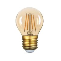 E27 filament LED izzó G45 4W 320lm 2700K meleg fehér