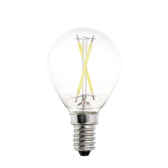 E14 filament LED izzó G45 4W 400lm 4500K nappali fehér E14 filament LED izzó G45 4W 400lm 4500K nappali fehér