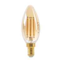 E14 filament LED izzó C35 4W 400lm 2500K meleg fehér