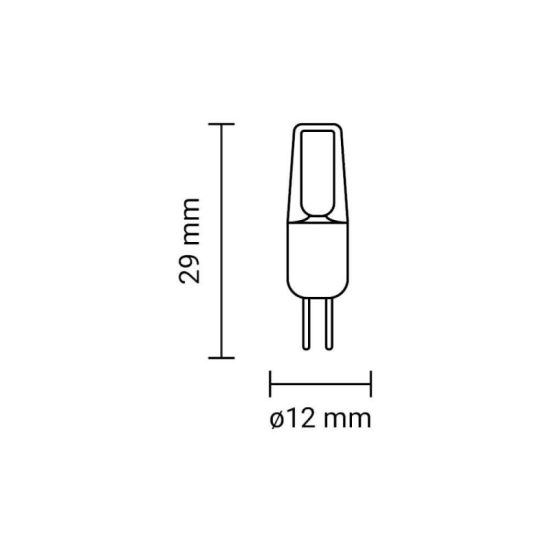 Optonica G4 COB LED spot 2W 180lm 6000K hideg fehér 300° 1601