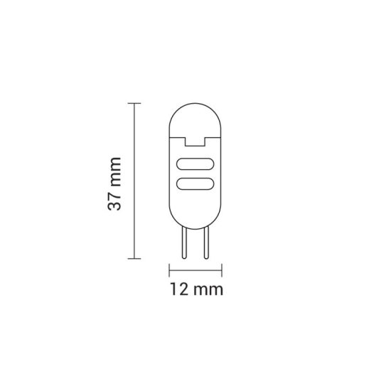 Optonica G4 SMD LED spot 2W 170lm 6000K hideg fehér 360° 1615