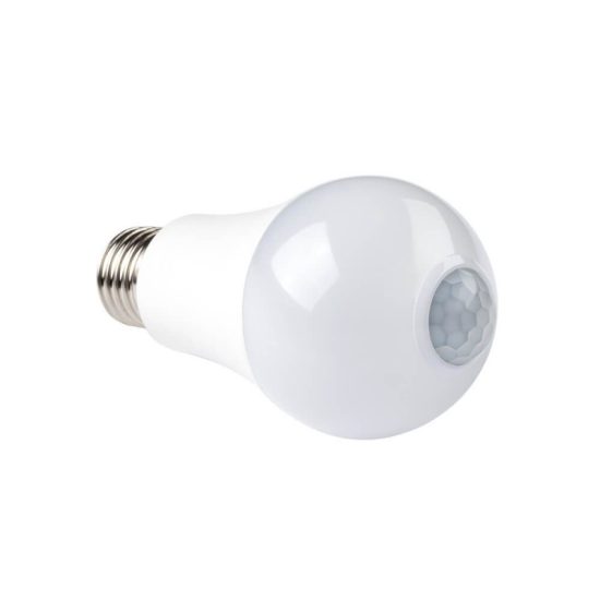 Optonica mozgásérzékelős A60 E27 LED izzó 7 W 560 lm 4500K nappali fehér Optonica mozgásérzékelős A60 E27 LED izzó 7 W 560 lm 4500K nappali fehér