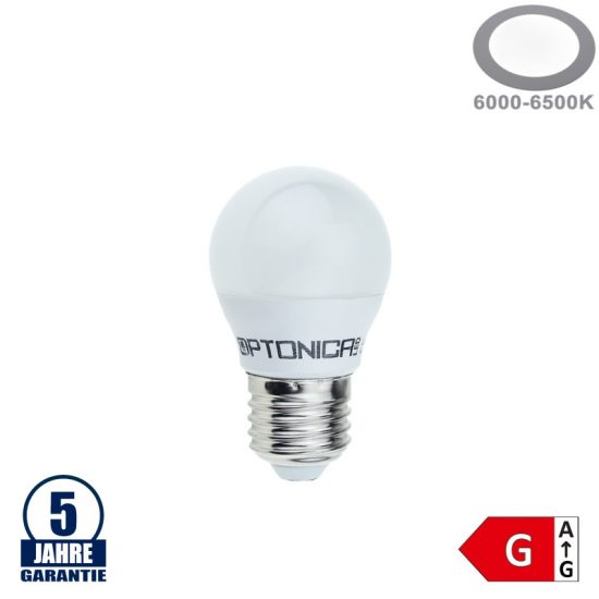 Optonica prémium G45 E27 LED izzó 6 W 480 lm 6000K hideg fehér