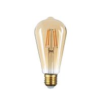   Optonica vintage filament LED izzó E27 ST64 4W 400lm 2500K meleg fehér arany üveg edison 1795