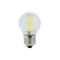 E27 filament LED izzó G45 4W 400lm 2700K meleg fehér