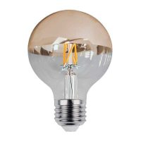 E27 filament LED izzó G95 7W 800lm 2700K meleg fehér