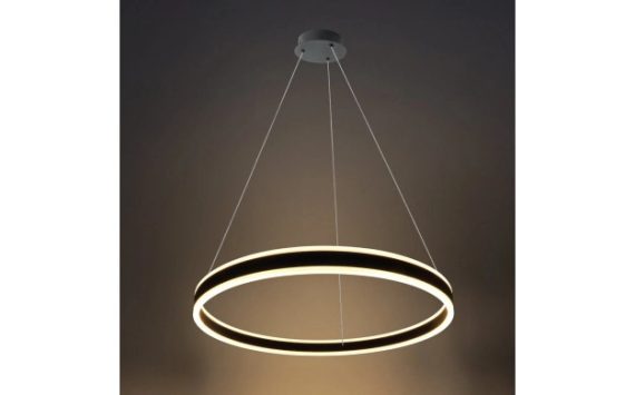 Optonica LED függőlámpa 36W homokfekete  meleg fehér 19035