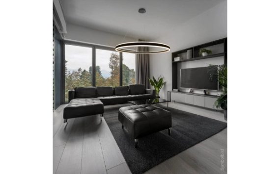 Optonica LED függőlámpa 60W homokfekete  meleg fehér 19036