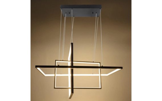 Optonica LED függőlámpa 67W homokfekete  meleg fehér 19039