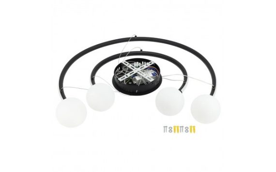 Optonica LED függőlámpa 36W homokfekete  meleg fehér 19046