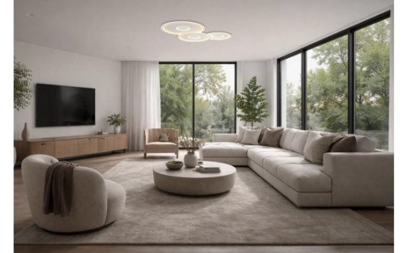 Optonica LED mennyezeti lámpa 106W homokfehér – 19063 Optonica LED mennyezeti lámpa 106W homokfehér – 19063