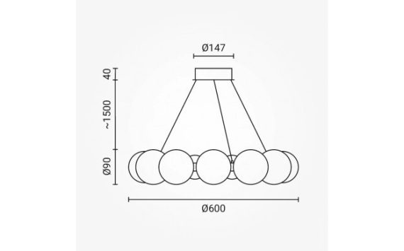 Optonica LED függőlámpa 27W réz+fehér meleg fehér 19066 Optonica LED függőlámpa 27W réz+fehér meleg fehér 19066