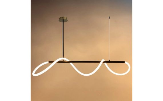 Optonica LED függőlámpa 36W  fekete meleg fehér 19071