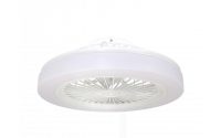   Optonica ventilátoros mennyezeti LED lámpa távirányítóval feher 36W CCT 19106