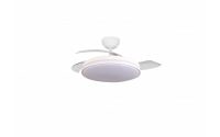   Optonica ventilátoros mennyezeti LED lámpa 30W 3CCT távirányítóval fehér
