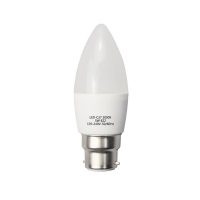 B22 LED izzó C37 6W 480lm 4500K nappali fehér