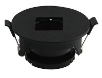   Optonica Beépíthető spot lámpatest, négyzetes fekete előlap, GU10-es foglalat, MAX 35W, 2032