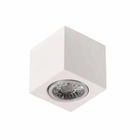   Optonica felületre szerelhető GU10-es kocka alakú fehér lámpatest max: 35W 7cm 2072