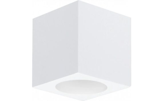 Optonica felületre szerelhető GU10-es kocka alakú fehér lámpatest max: 35W 7cm 2072