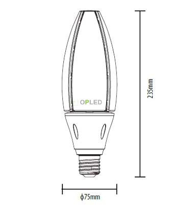 OPTONICA LED Izzó Csarnokvilágítás  25W  E27  2500lm  hideg fehér  220