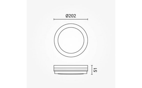 Optonica kültéri LED mennyezeti lámpa 30W CCT fehér – 2822 Optonica kültéri LED mennyezeti lámpa 30W CCT fehér – 2822