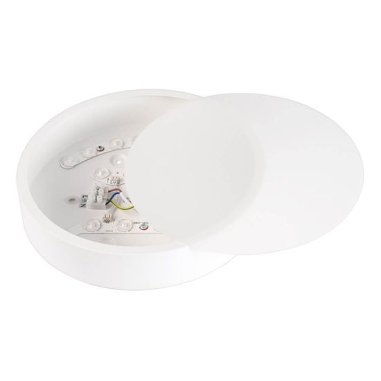 Optonica modern fehér mennyezeti kör LED lámpa 18W 1350lm 4500K nappali fehér IP20 120º Ø25cm 2903