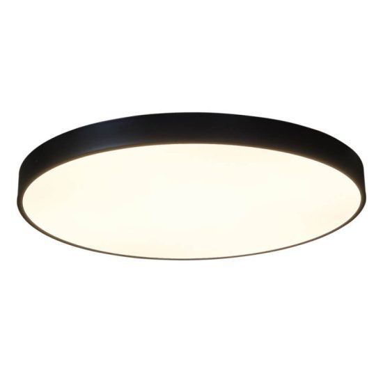 Optonica modern fekete mennyezeti kör LED lámpa 54W 4050lm 3000K meleg fehér IP20 120º Ø60cm 2910