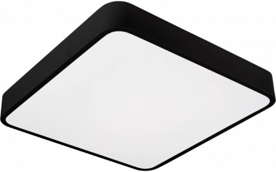 Optonica modern fekete mennyezeti négyzet LED lámpa 30W 2250lm 3000K meleg fehér IP20 120º 38x38cm 2922