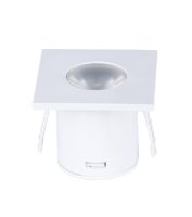   Optonica bútorvilágító fehér négyzet spot lámpa 1W 230V 60lm 3000K meleg fehér 90° IP20 3299