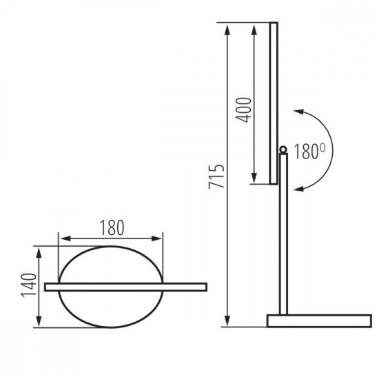 KANLUX REXAR LED B asztali lámpa33071 REXAR LED B asztali lámpa