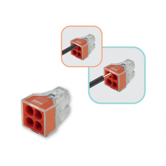 Commel gyors csatlakozó  0,75-2,5 mm²  20DB