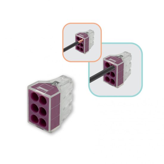 Commel gyors csatlakozó  0,75-2,5 mm²  20DB