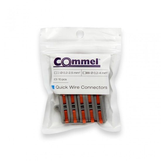 Commel Vezetékösszekötő 0,2-2,5(4) mm², 10 db
