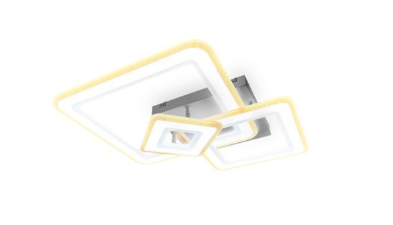 MasterLED Lucero Ryder 198 W-os, 50 cm átmérőjű fehér LED távirányítós és mobil applikációval vezérelhető mennyezeti lámpa