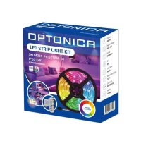   Optonica LED szalag  60Led/m  8W/m  12V 5050  RGB  5m SZETT 4322